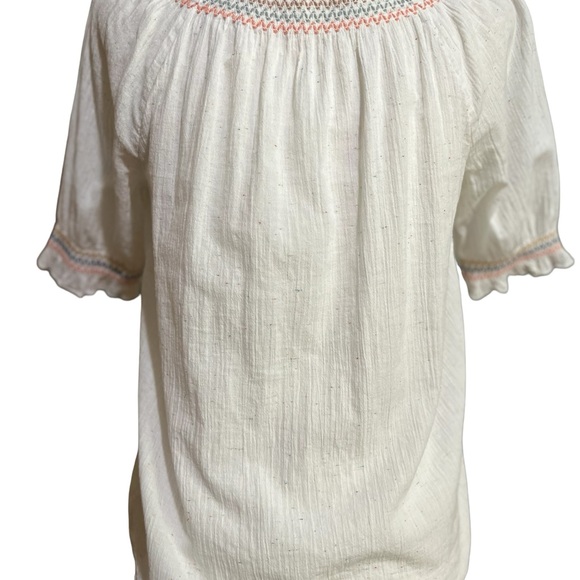 Madewell peasant style smock top shirt - Picture 6 of 12